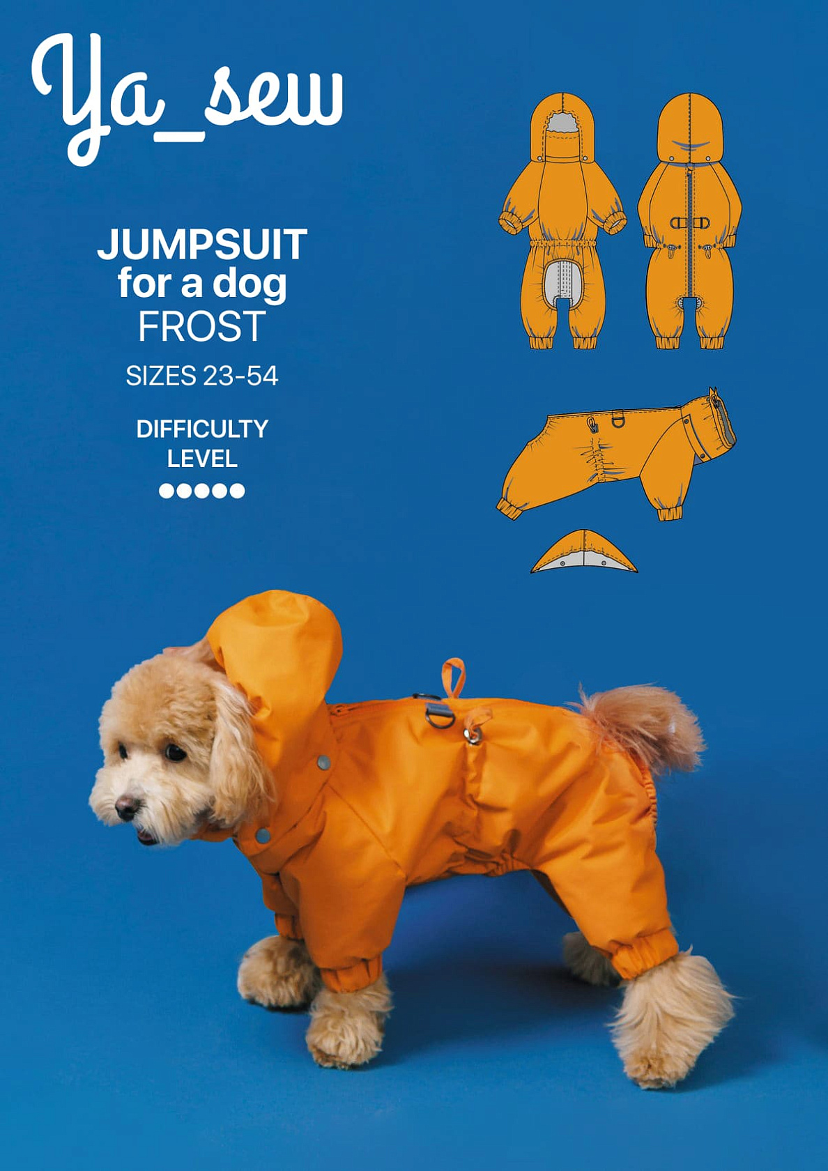 Jumpsuit for a dog Frost