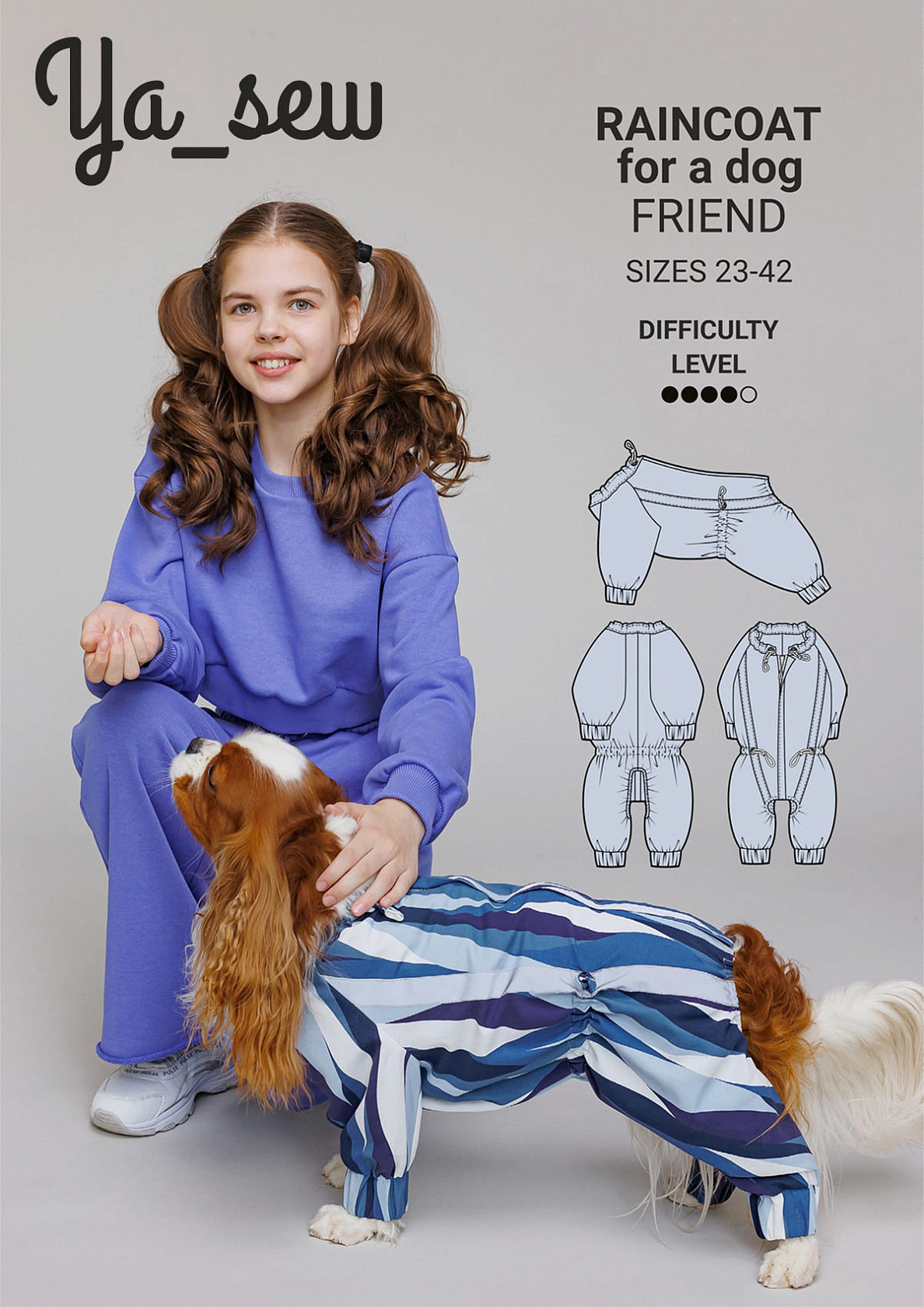 Raincoat for a dog Friend Raincoat for a dog Friend